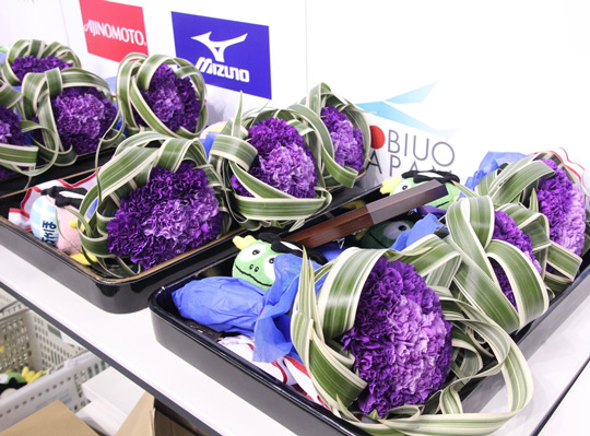 ムーンダスト が第91回日本選手権水泳競技大会のビクトリーブーケに使われています サントリーフラワーズ 花とおしゃべりブログ