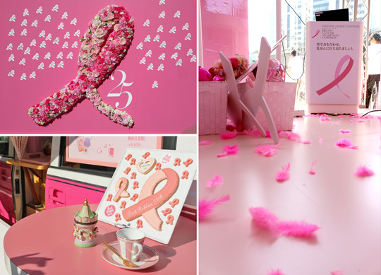 17年9月29 30日 ピンクリボン キャンペーン Time To End 乳がんのない世界へ にプリンセチアも参加しました サントリーフラワーズ 花とおしゃべりブログ