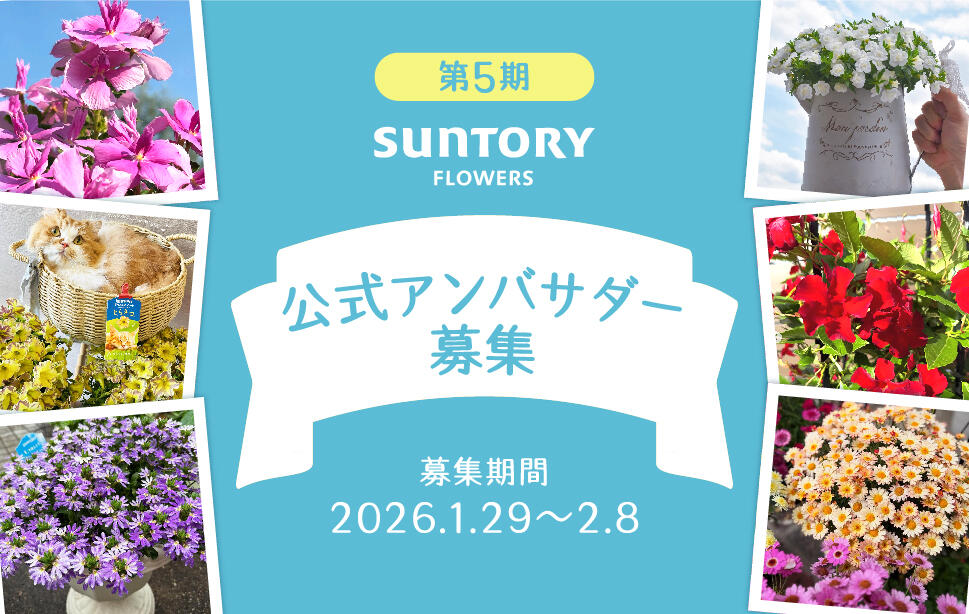 2026花の公式アンバサダーを募集